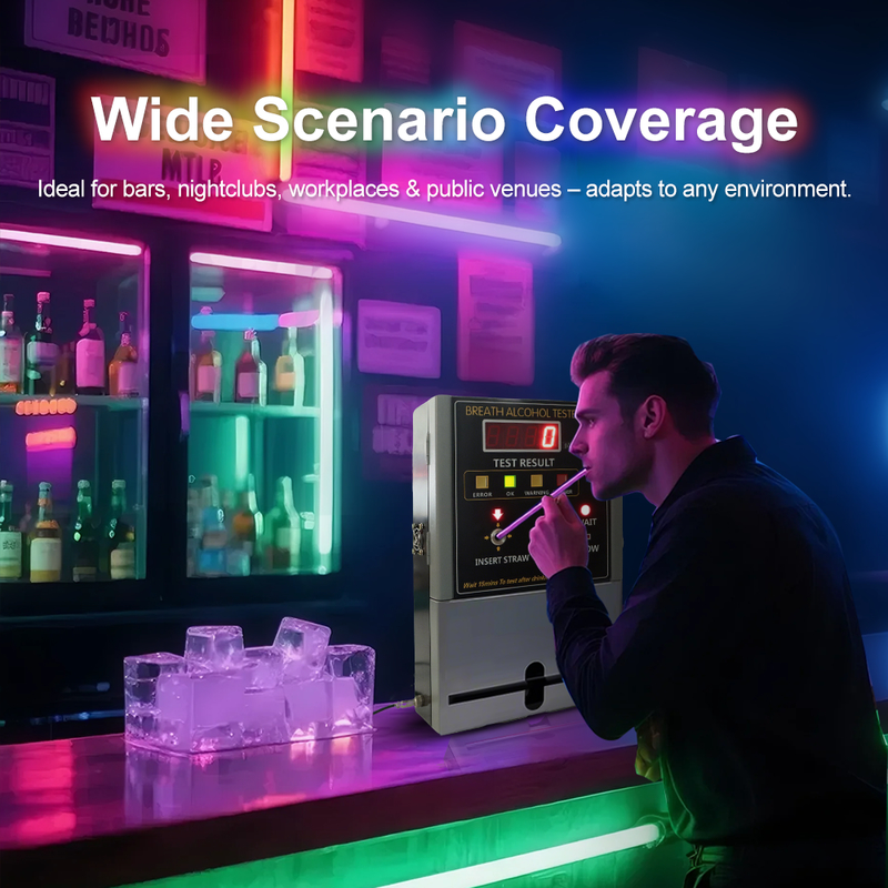 In Stock Coin-Operated Breathalyzer Gas Analyzers OEM and ODM Alcohol Detector for Bar and Public Places