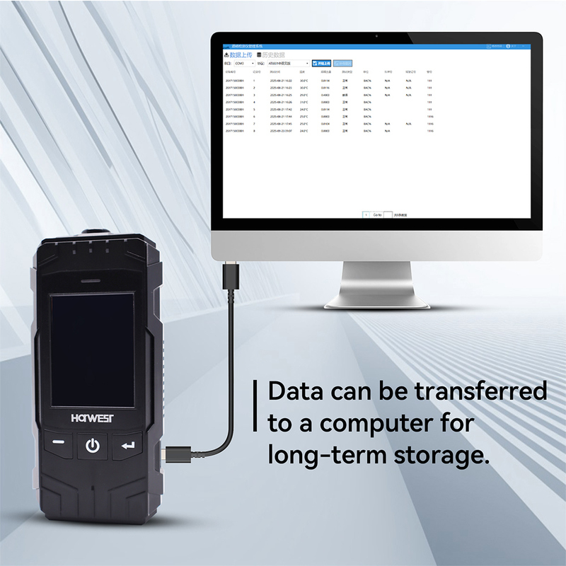 WG8801 Professional Breathalyzer Pump Suction Alcohol Tester Electrochemical Sensor 0-2mg/L Accuracy Gas Analyzer for Road