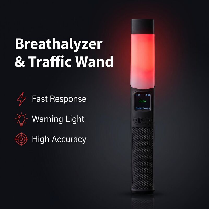 Non-contact Breathalyzer Fast Screening Alcohol Breathalyzer Supporting Languages of English, Spanish, Polish